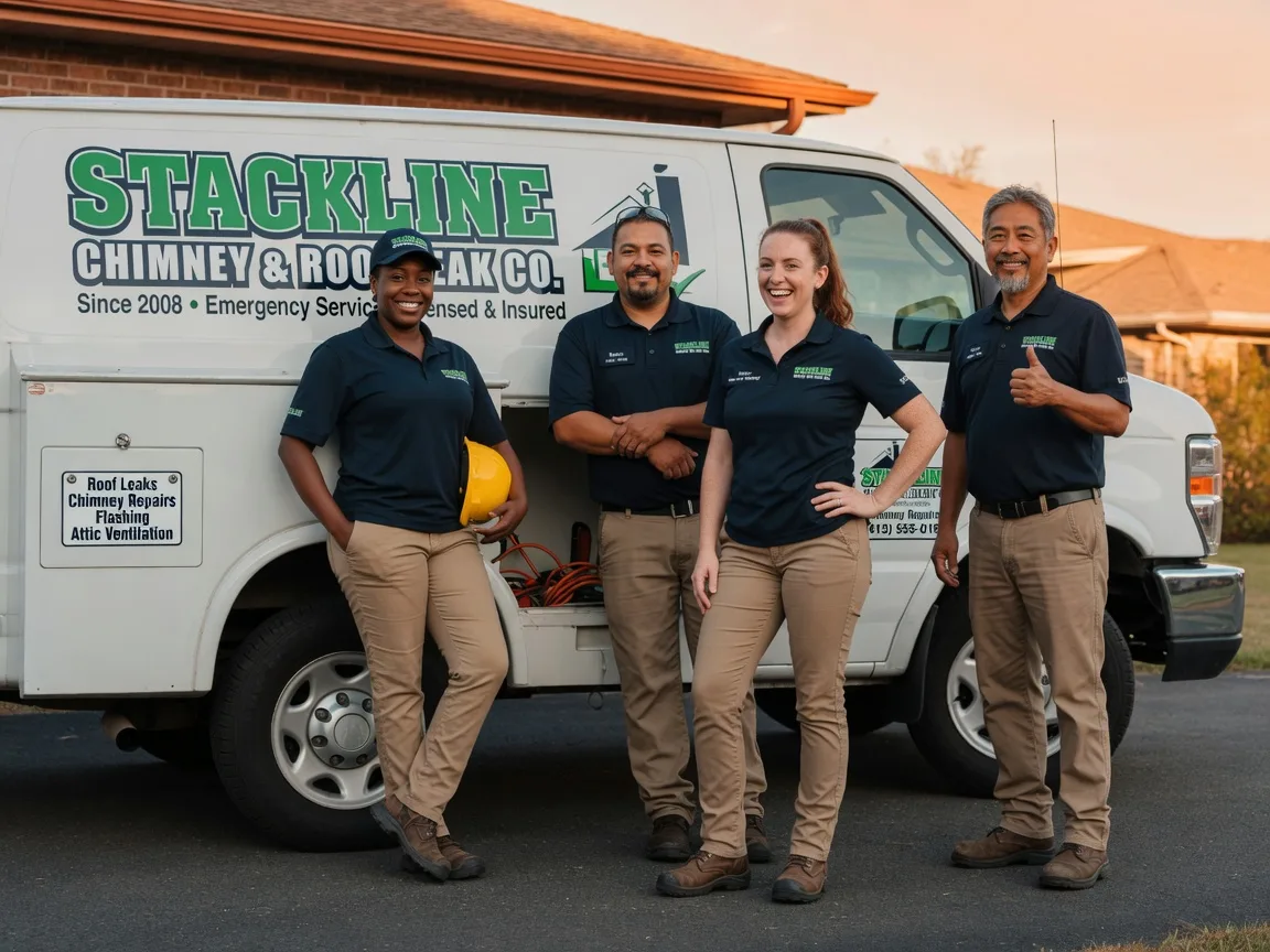 Chimney flashing repair company in Waukau, WI